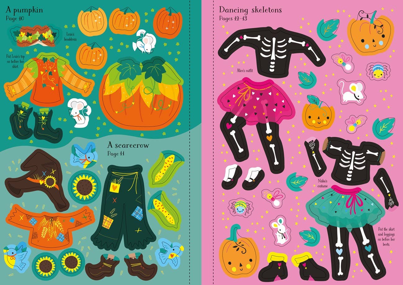 Little Sticker Dolly Dressing Halloween | Usborne