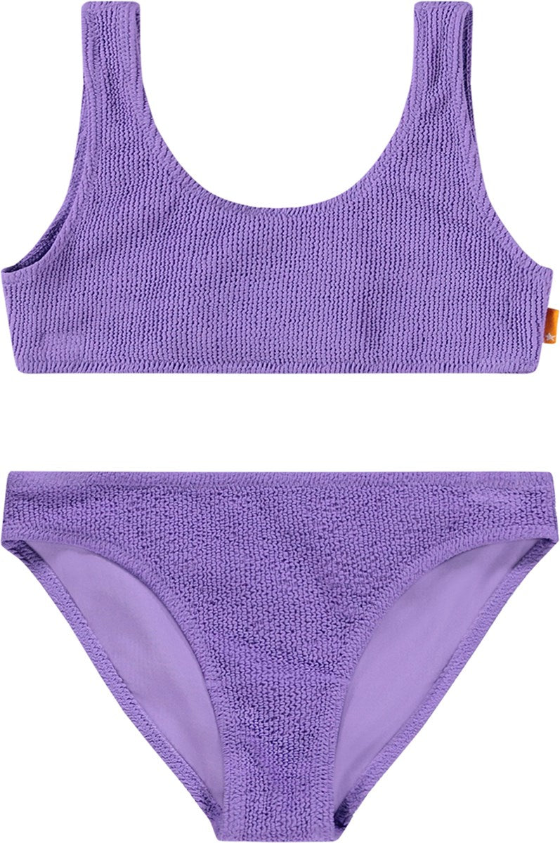 Nola Solid Crinkle2 Piece | Purple Glo