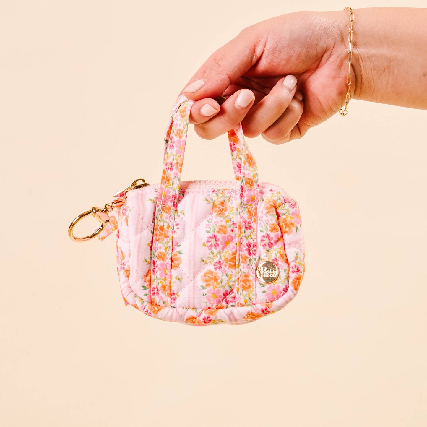 Itty Bitty Duffle Bag Charm-Petal Parade Pink