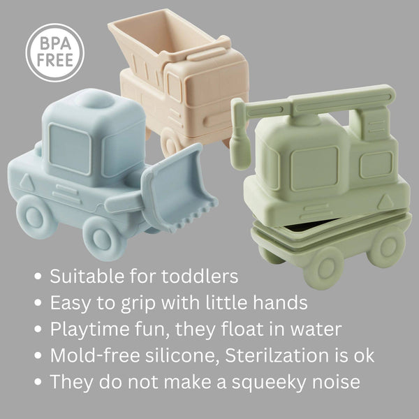Silicone 3pc Water Set | Construction