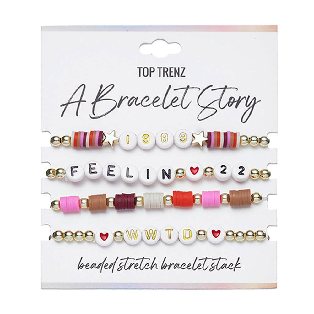 Eras Edition Beaded Stretch Bracelets Set | Assorted
