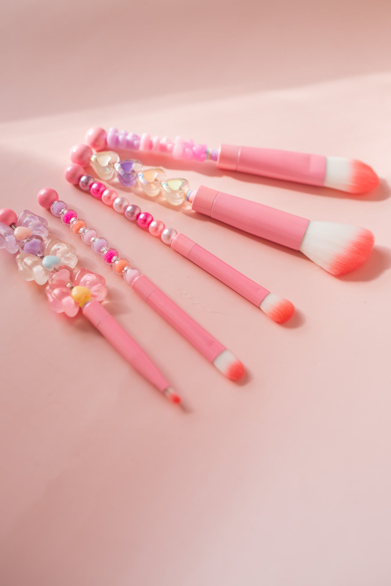 Make Up Brush Set of 5 | Beaded Charm