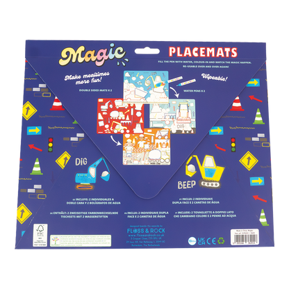 Magic Water Placemats | Construction
