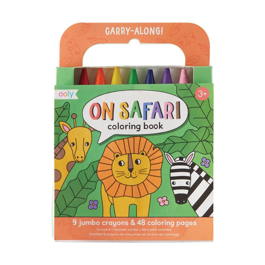 Carry Along Coloring Book & Crayons | On Safari
