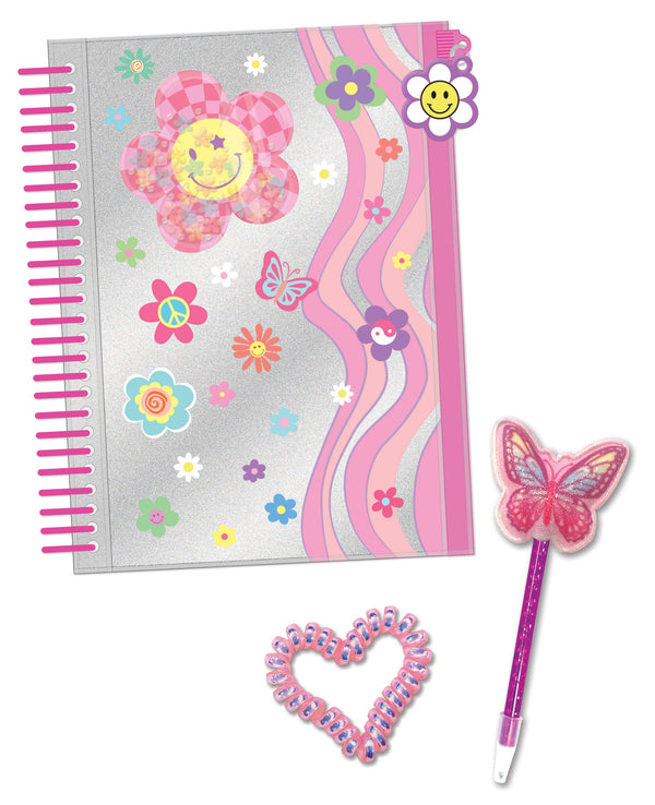 Journal with Pouch | Groovy Flower