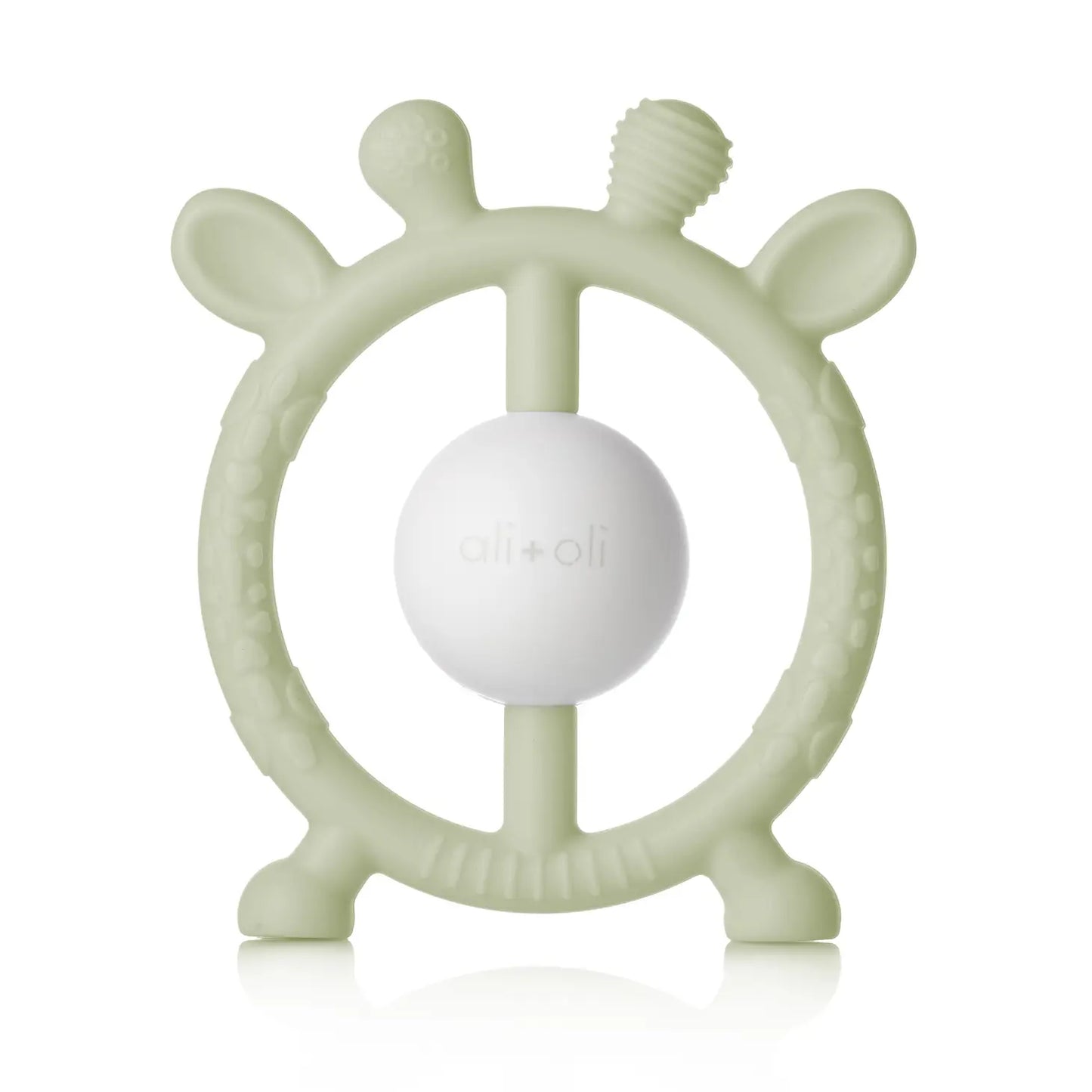 Giraffe Teething Rattle | Sage