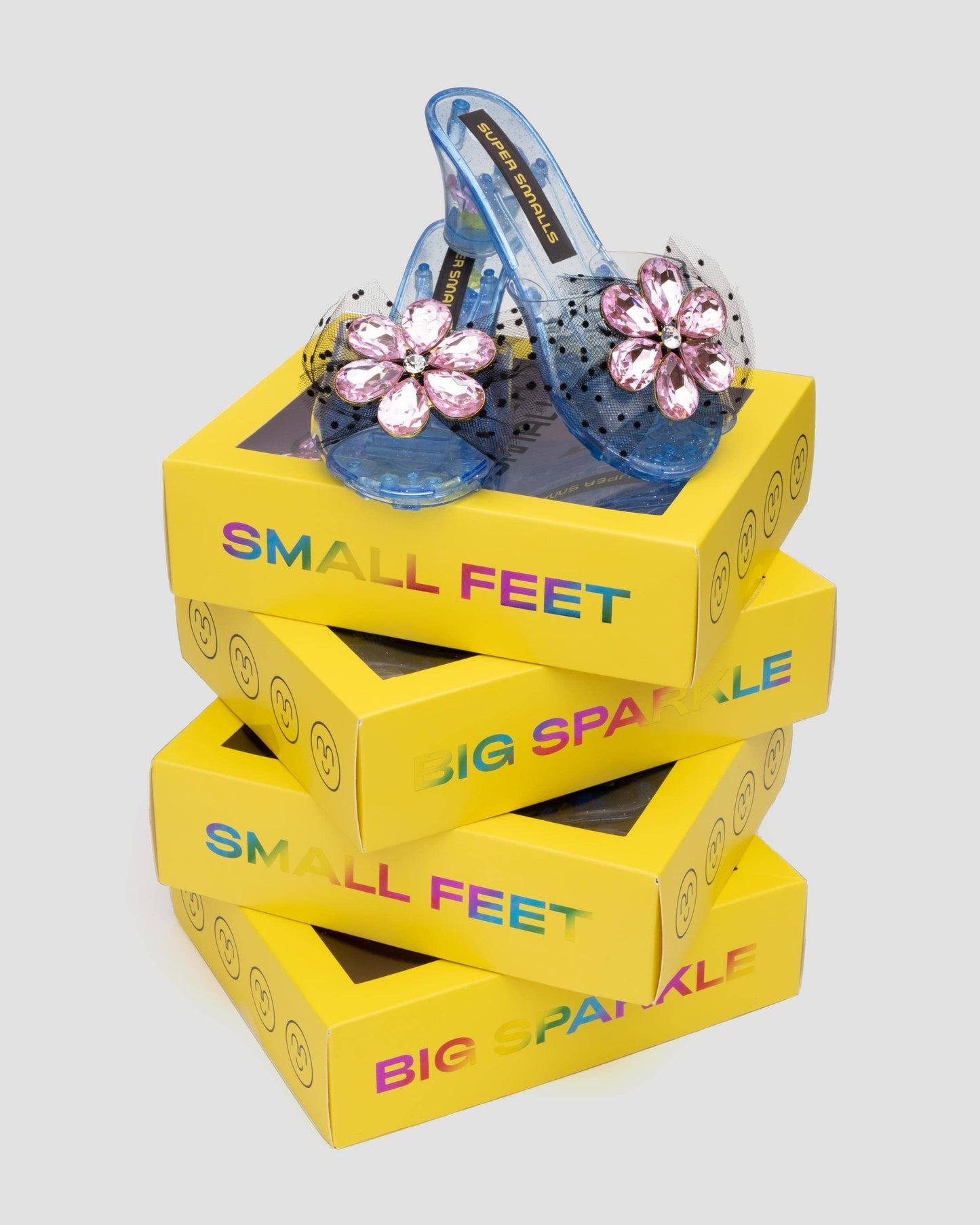 Pink Flower Gem Play Shoes