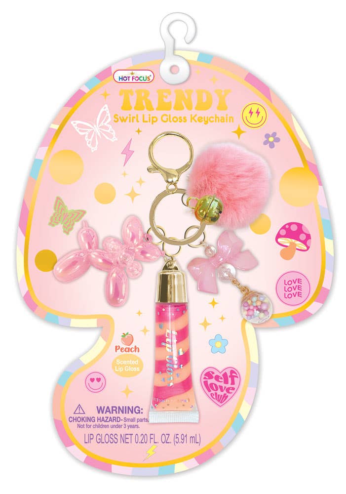 Lip Gloss with Keychain | Good Day