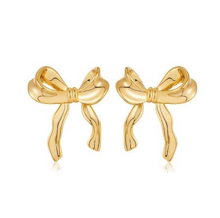 Bow Earrings 18K gold