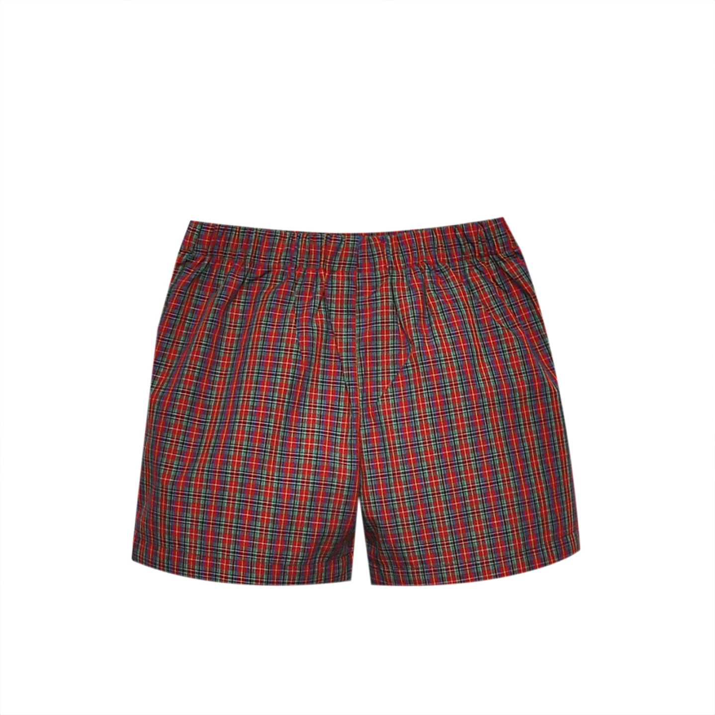 Red Plaid Bennett Boy Short