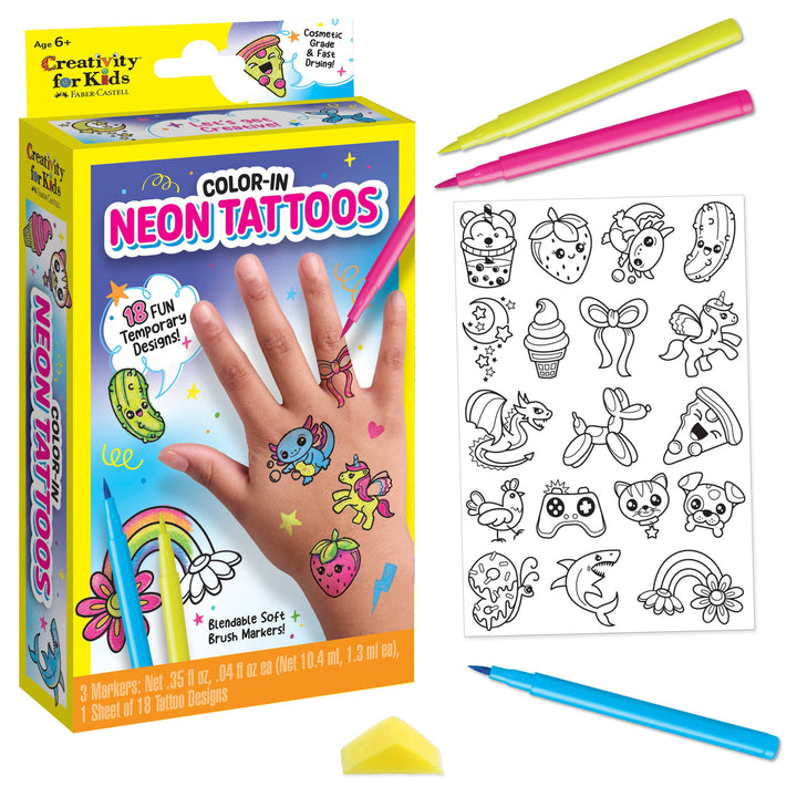 Color in Neon Tattoos