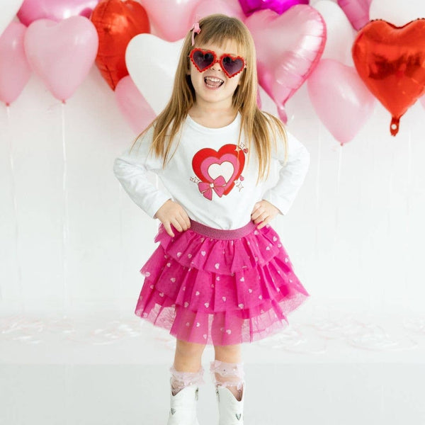 Heart Petal Valentine's Day Tutu