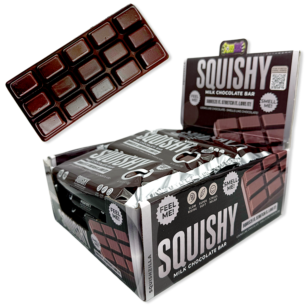 Fun Doh Scented Chocolate Bar Slow Rise Squishy