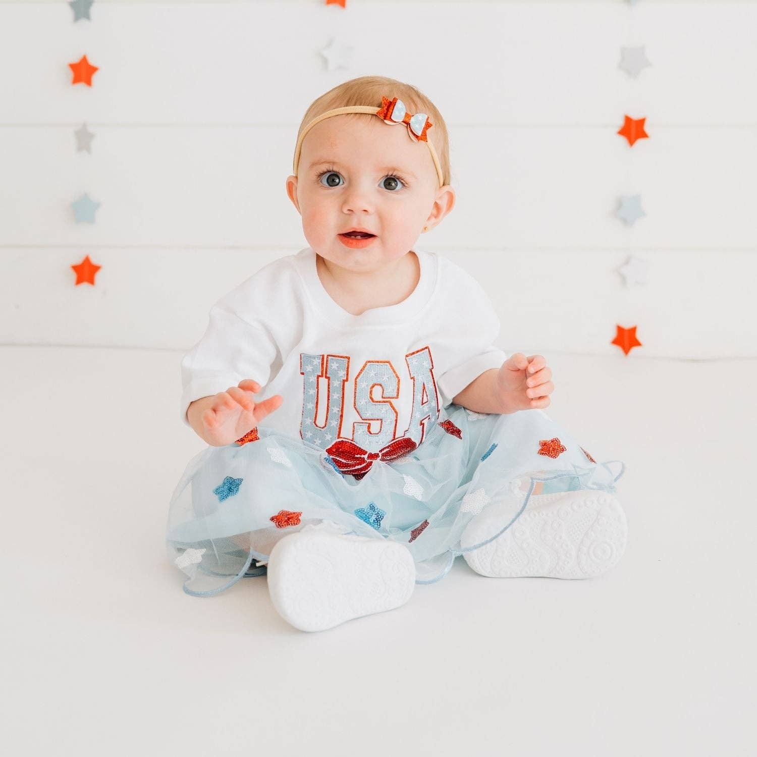 USA Sequin Stars Tutu - Fourth of July - Kids Clothing