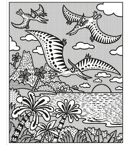 Dinosaurs Magic Painting Book : Usborne