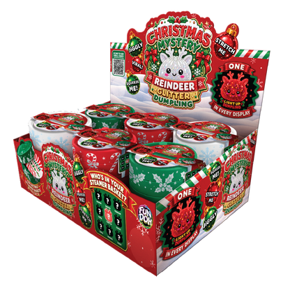Fun Doh Christmas Mystery Reindeer Dumpling Squishy Toy