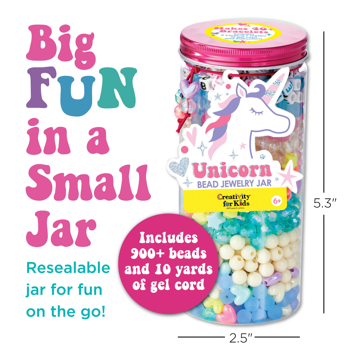 Bead Jewelry Jars | Assorted