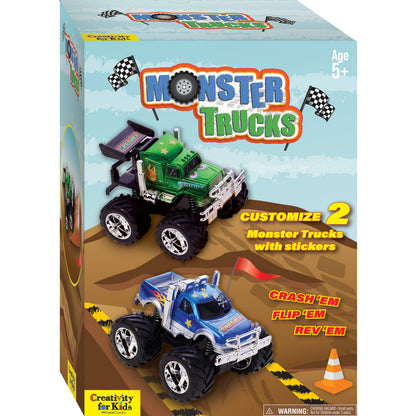 Decorate 2 Monster Trucks | Craft Kit for Kids