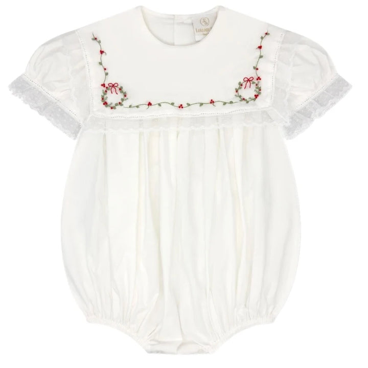 Hope Chest Bubble | Blessings White Batiste, Wreaths