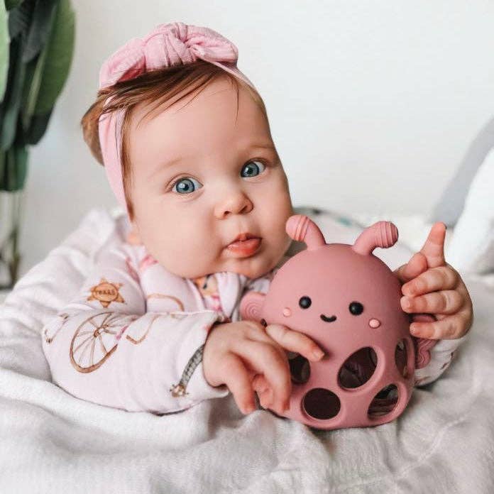 Garden Party Collection - Honey Bee Teether | Lemon