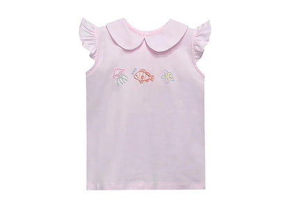 Pink Emma Blouse I Ocean Charms