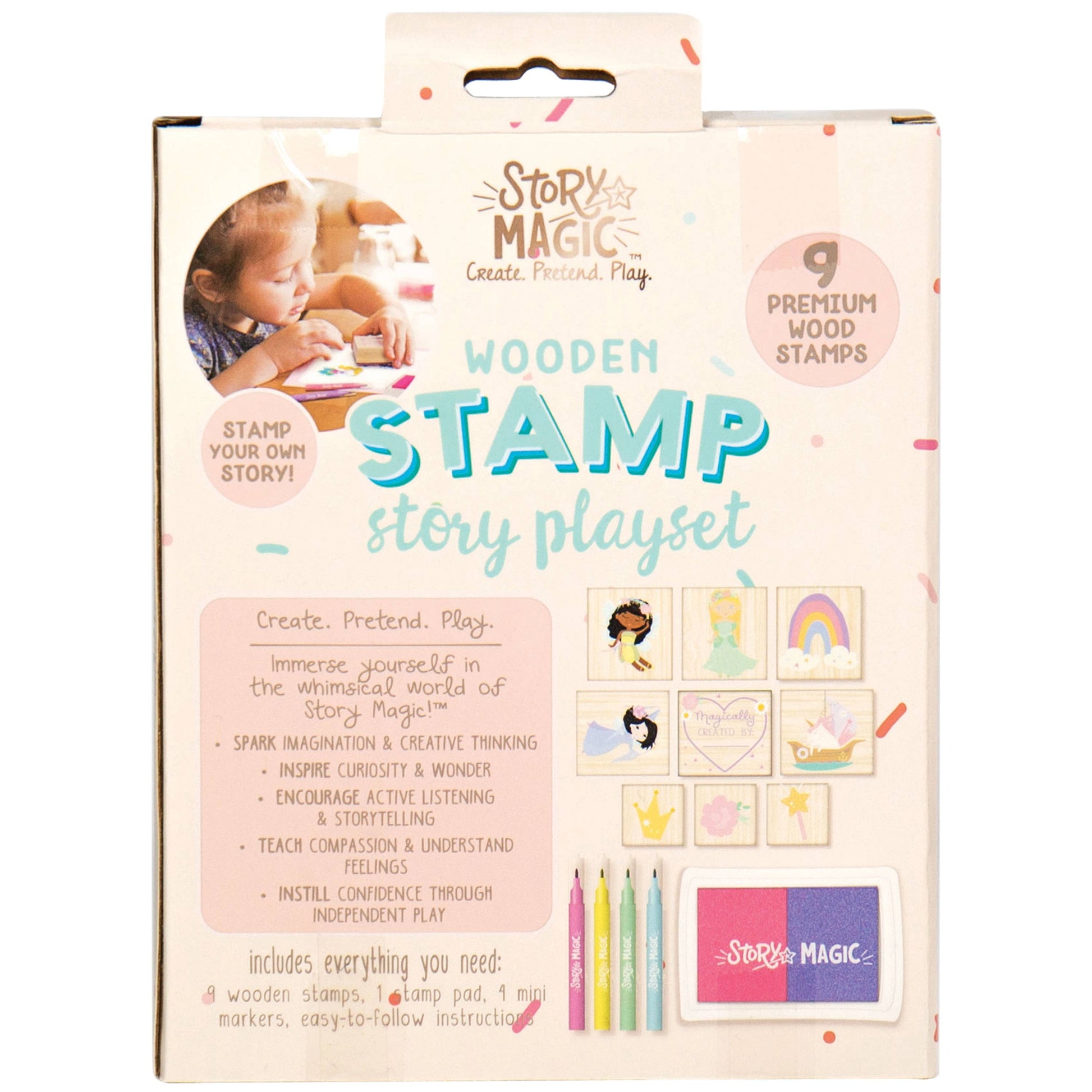 Mini Wooden Stamp Set