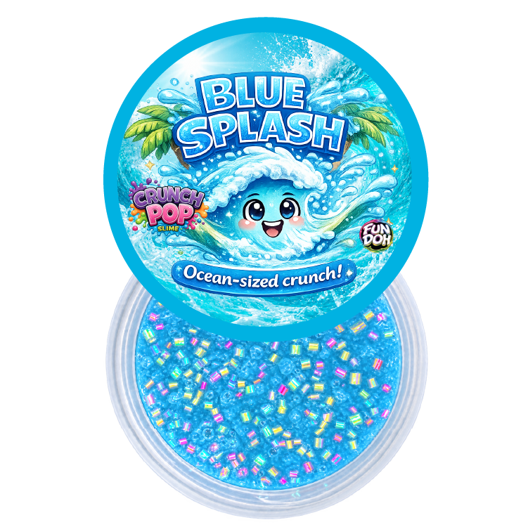 Fun Doh Crunch Pop Color Sensory Squishy Slime | Assorted