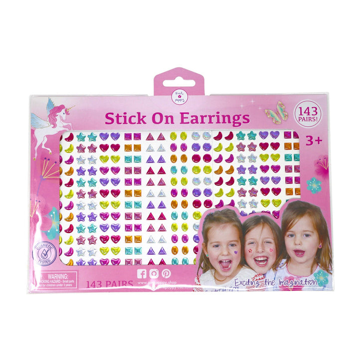 143 Pairs Of Stick On Earrings | Pack of 12
