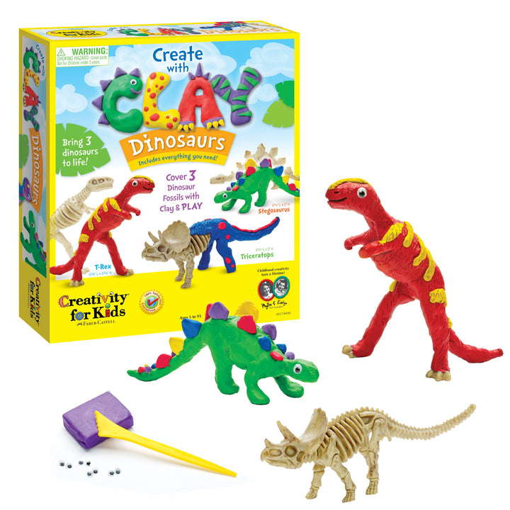 Create with Clay Dinosaurs | DIY Craft for Kids