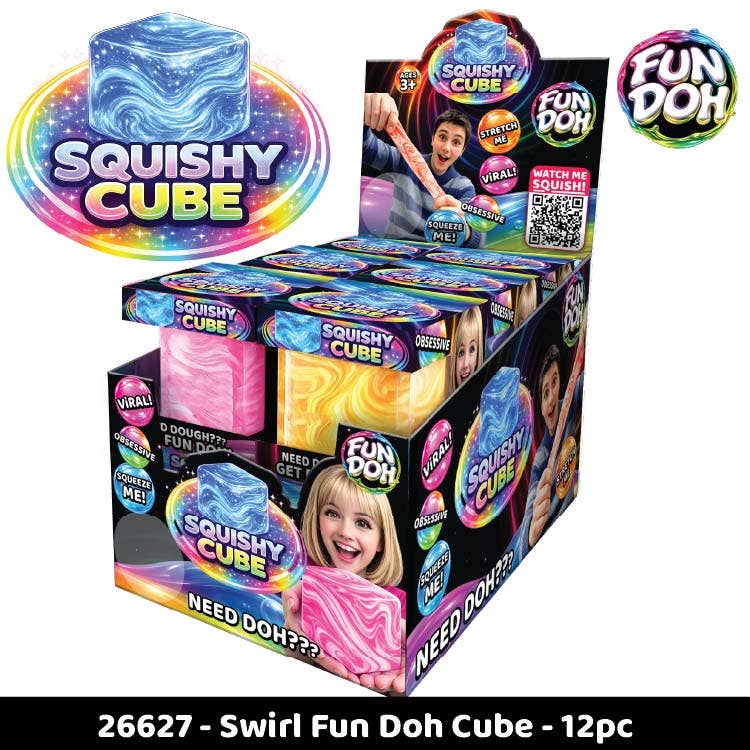 Swirl Squishy Cubes | Assortment