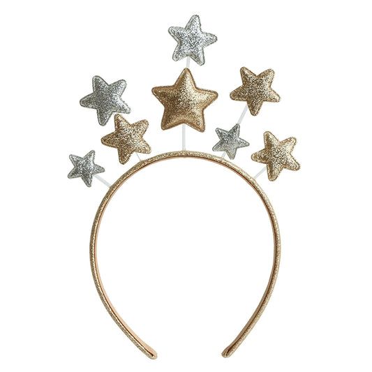 Gold & Silver Star Headband