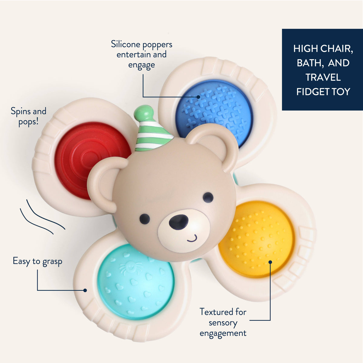 Itzy Pop & Whirl™ Circus | Bath, Travel, & Mealtime Toy