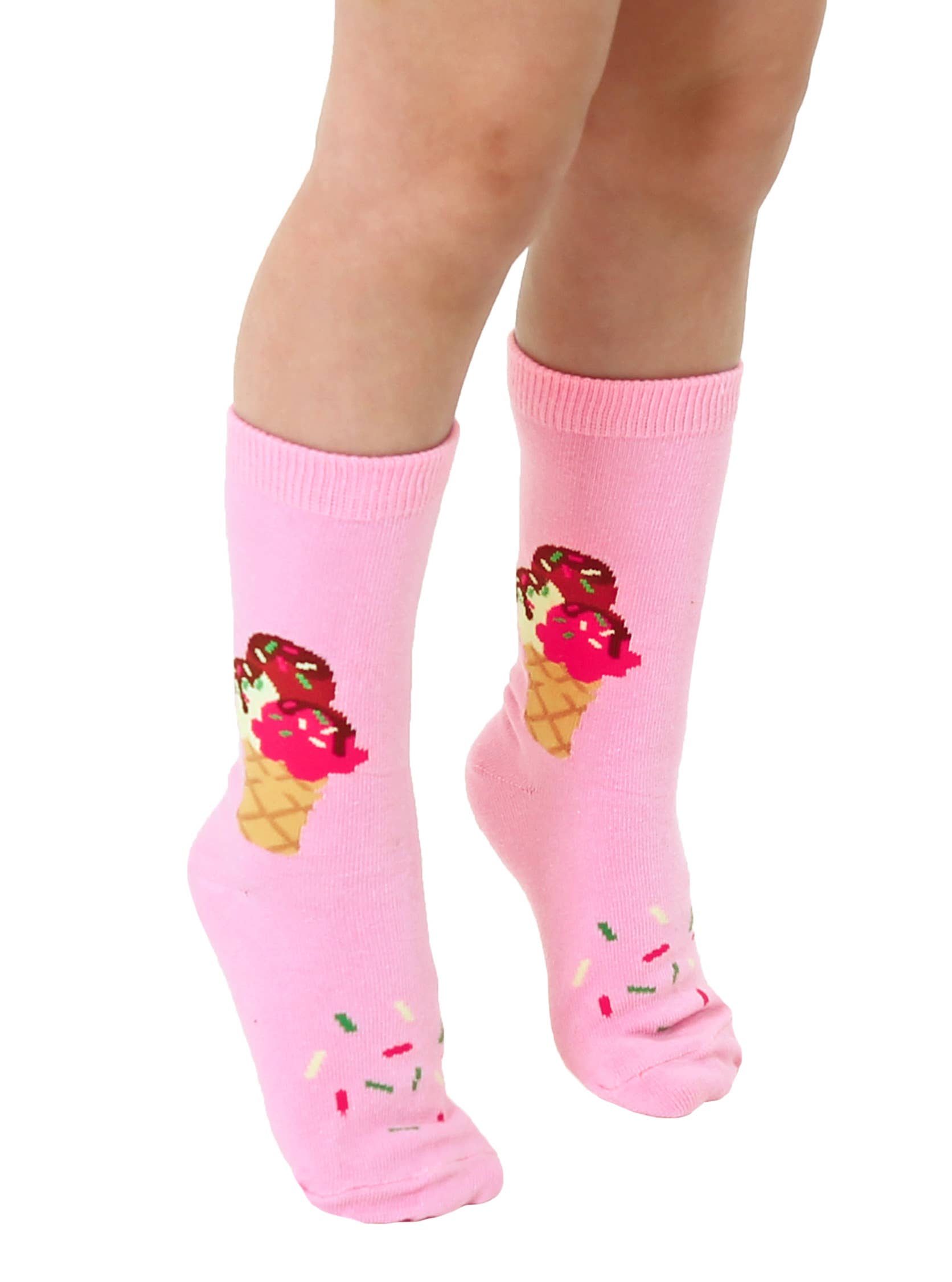 3D Packaged Kids Socks | Ice Cream Cone
