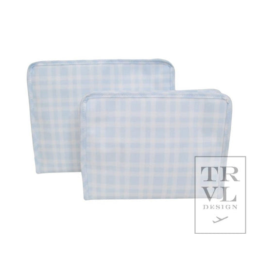Roadie Large | Pimlico Plaid Blue