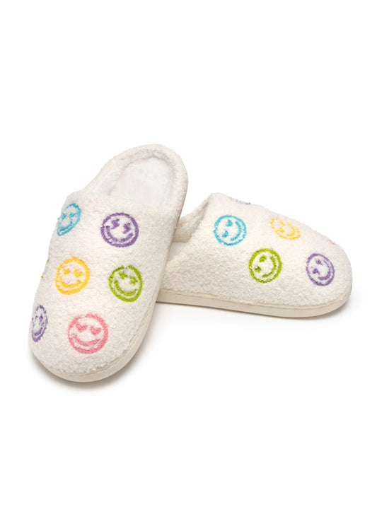 Happy All Over Slippers | Adult