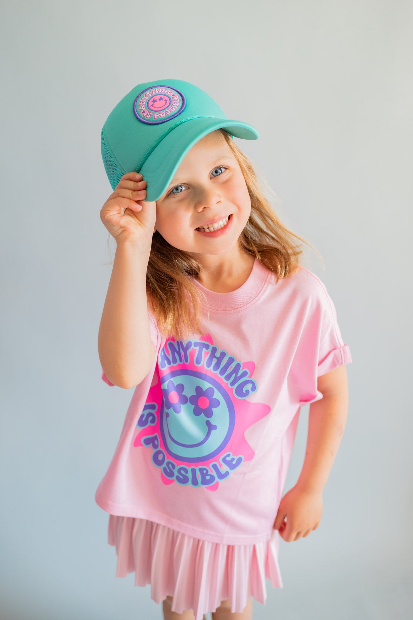 XOXO by Magpies Anything is Possible Printed Tee | Bubble Gum Pink