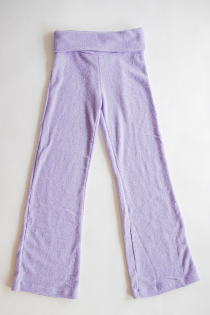 Foldover Plush Pant | Lavender
