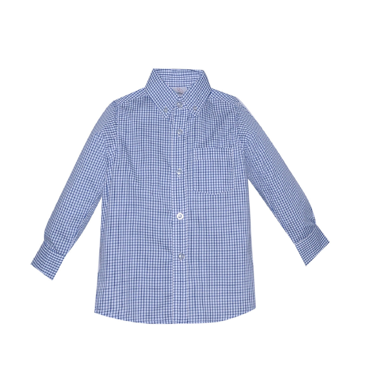 Arthur Brother Button Down Shirt | Royal Blue Square