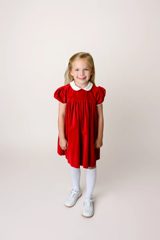 Memory Making Dress | Ruby Red Velvet