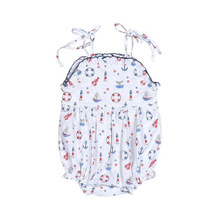 Ahoy Sailor! Pima Tie Strap Sun Bubble