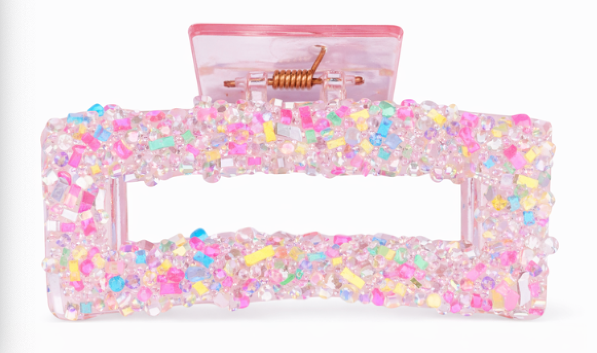 SPRINKLES CLAW CLIP I PINK