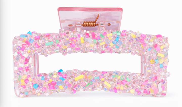 SPRINKLES CLAW CLIP I PINK