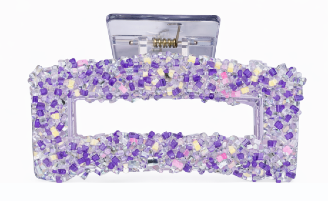 SPRINKLES CLAW CLIP I PURPLE