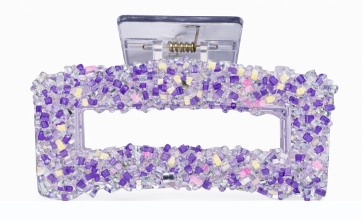 SPRINKLES CLAW CLIP I PURPLE