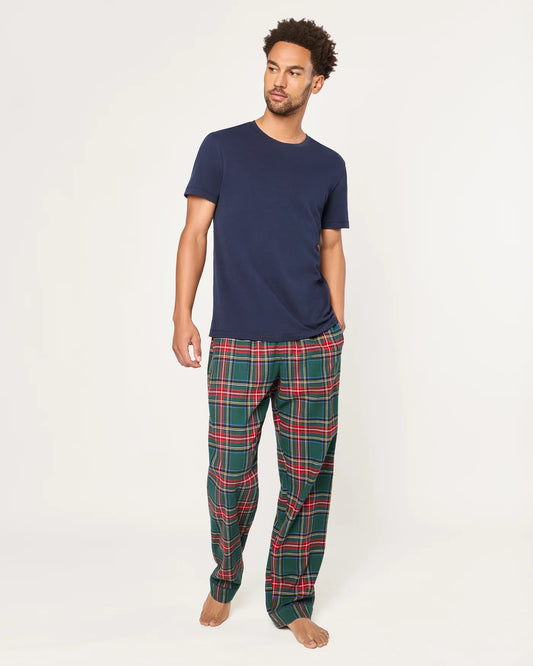 Men's Brushed Twill Pants | Kensington Tartan
