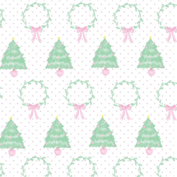 Faith Legging Set | Oh Christmas Tree | Pink