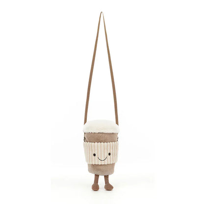 Amuseables Perkle Coffee Shoulder Bag
