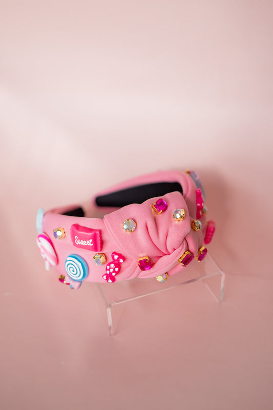 Pink Candy Charm Headband