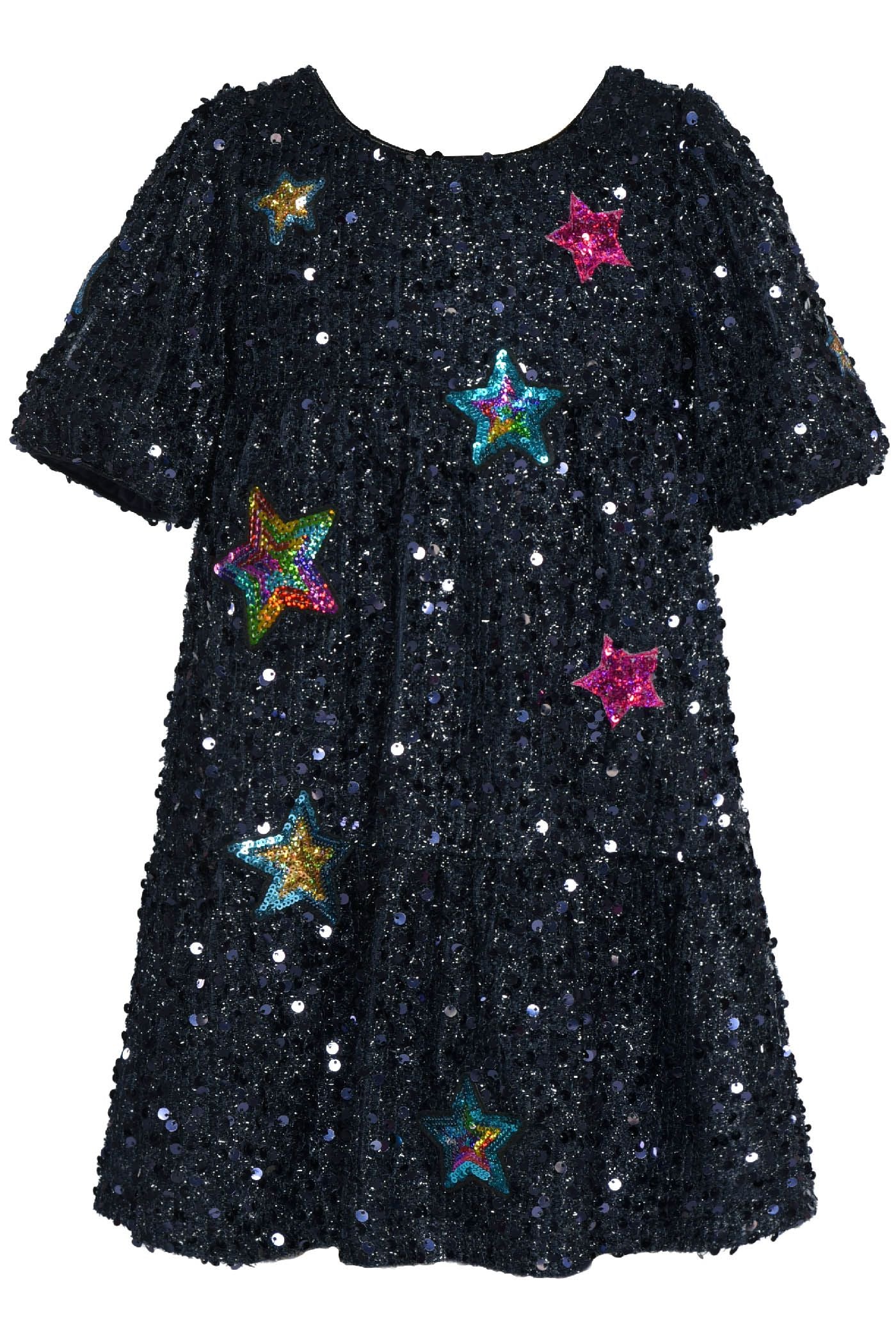 Sequin Dress with Stars