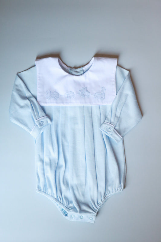 Long Sleeve Knit Embroidered Bubble | Wagon